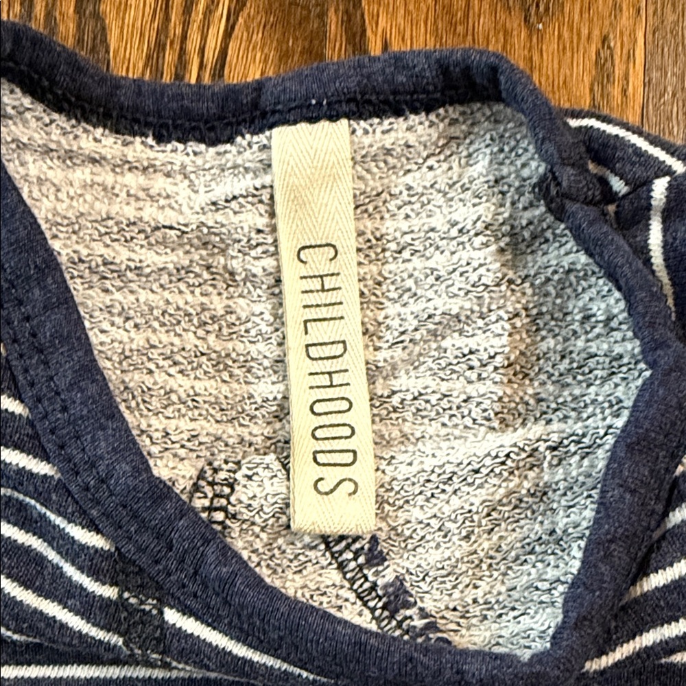 Childhoods Navy Striped Kids Shirt - Picture 2 of 4